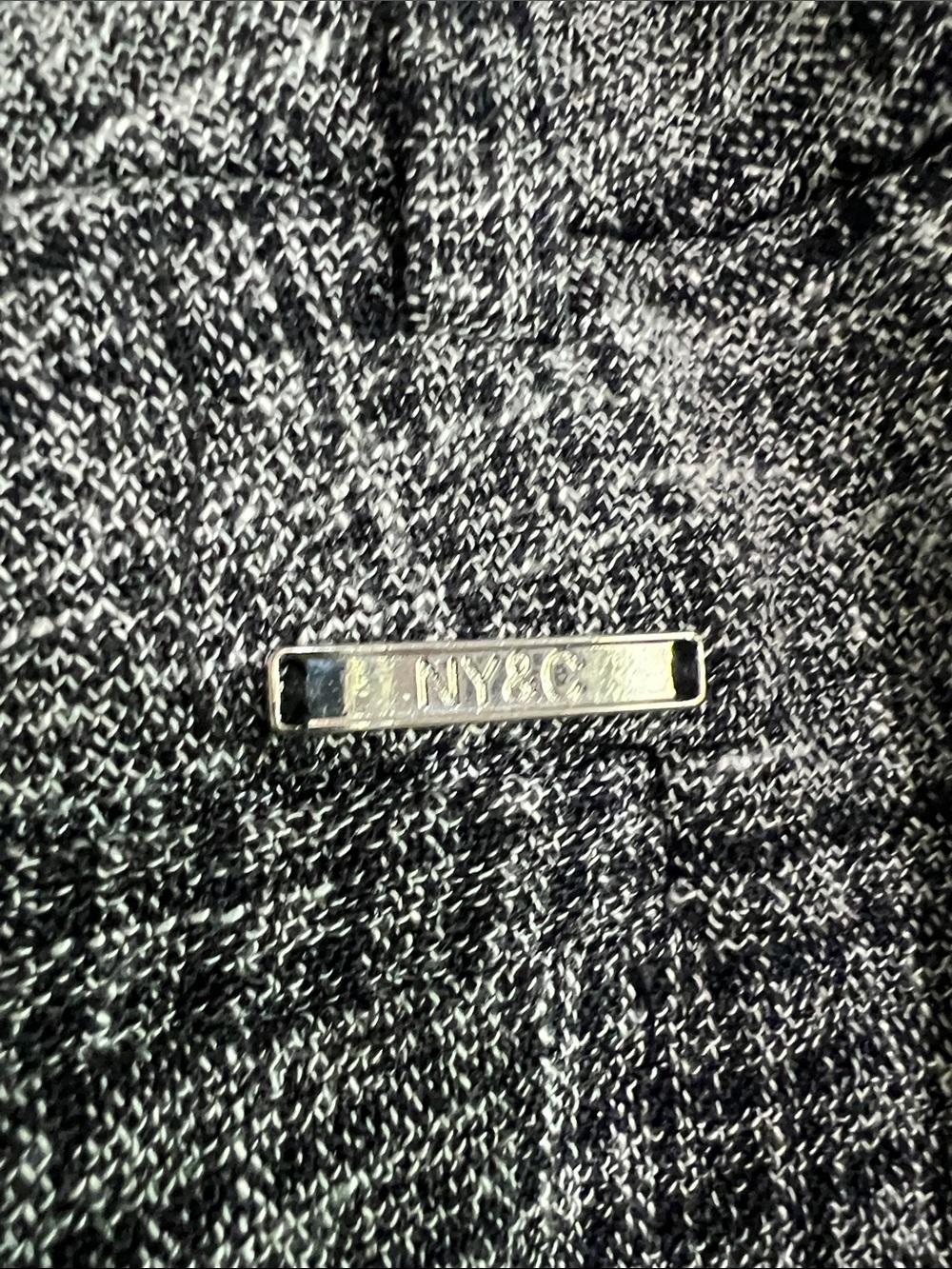 7th Avenue Gray Plaid Wide-Leg Work Pants Size 4P - Picture 9 of 12